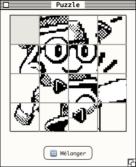 Puzzle — clin d'œil amusant au Mac de 1984